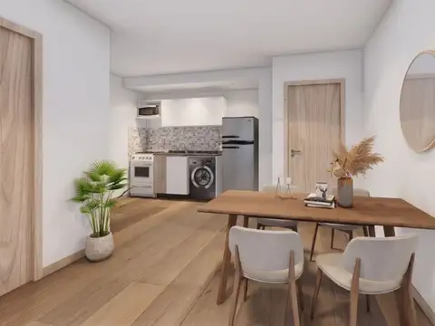 Departamento Monoambiente con 1 baño