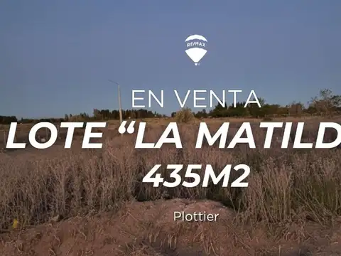 VENTA LOTE BARRIO LA MATILDE