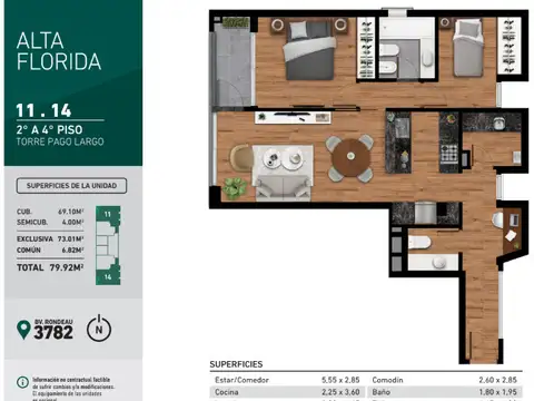 Rondeau 3798  /