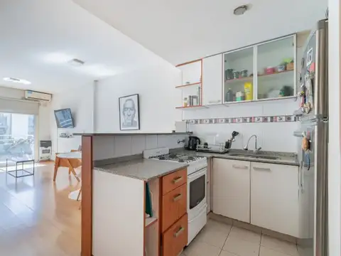 Departamento 2 ambientes con 1 baño