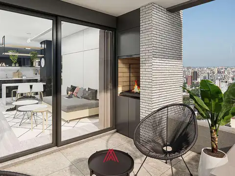 Departamento Monoambiente con 1 baño