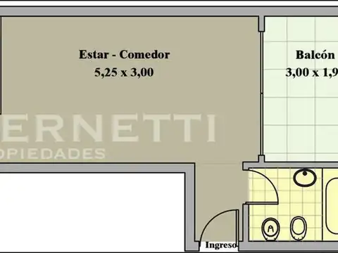 Departamento en Alquiler de 1 dormitorio