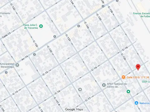 Terreno en Venta 29  mts Fondo