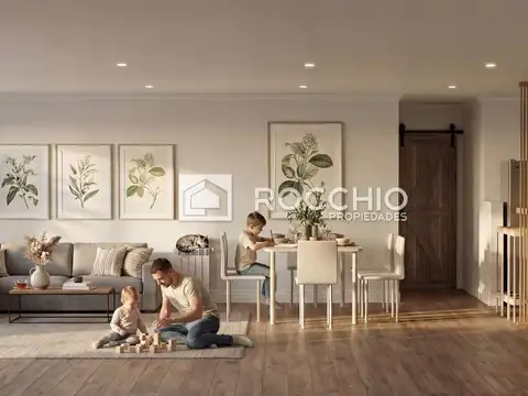 Departamento 3 ambientes con 2 baños