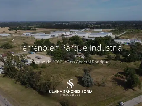 TERRENO EN VENTA, PARQUE INDUSTRIAL GENERAL RODRIGUEZ