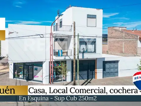 VENTA CASA 3 DORM. + LOCAL COMERCIAL.