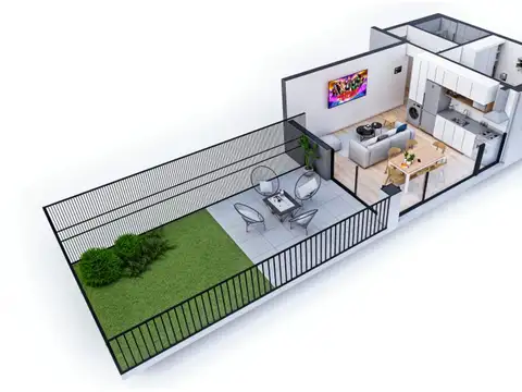 Venta apartamento 1 Dorm. 01 Vista La Blanqueada