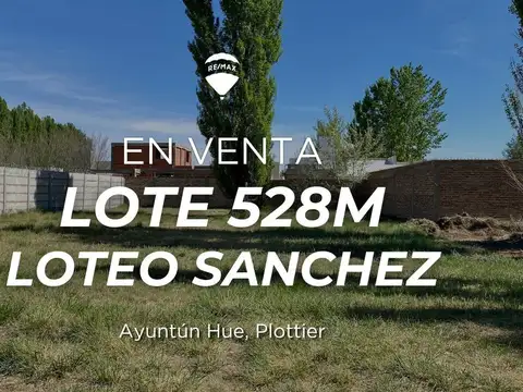 LOTE EN VENTA EN LOTEO SANCHEZ