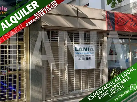 LOCAL :: 80MT2 :: EXCELENTE ZONA COMERCIAL :: CONSULTE