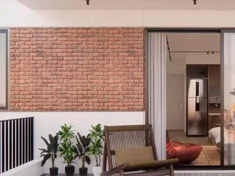 Departamento Monoambiente con 1 baño