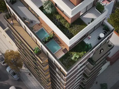 Venta monoambiente en pozo con Balcón y Amenities en Almagro | Desde USD 79.200