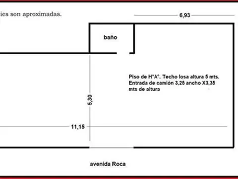 Galpon en Venta en Avellaneda, USD 85.000