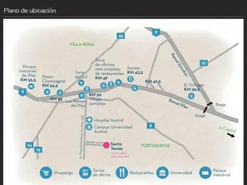 Terreno en Venta en Santo Tomas, USD 42.000
