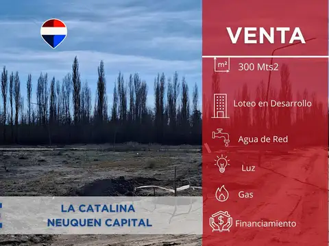 VENTA TERRENO EN LOTEO LA CATALINA NEUQUEN