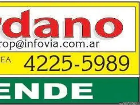 Terreno en Venta 8  mts Frente