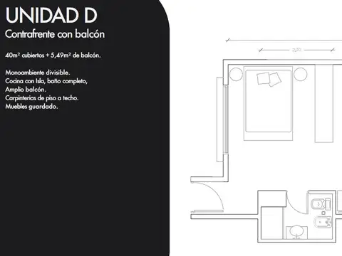 Departamento en el emprendimiento Edificio Santa Maria 2200,