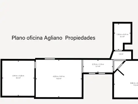 Departamento en Alquiler de 1 dormitorio