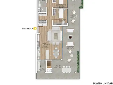 Departamento - Parque Miramar