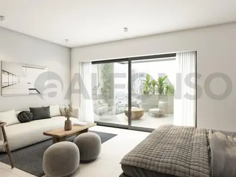 Departamento Monoambiente con 1 baño