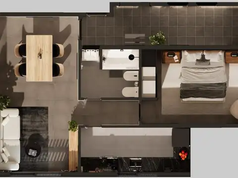 Departamento en Venta de 1 dormitorio