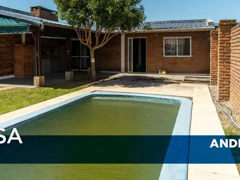 CASA EN VENTA, PILETA, BARRIO SANTA ROSA, ANDINO 