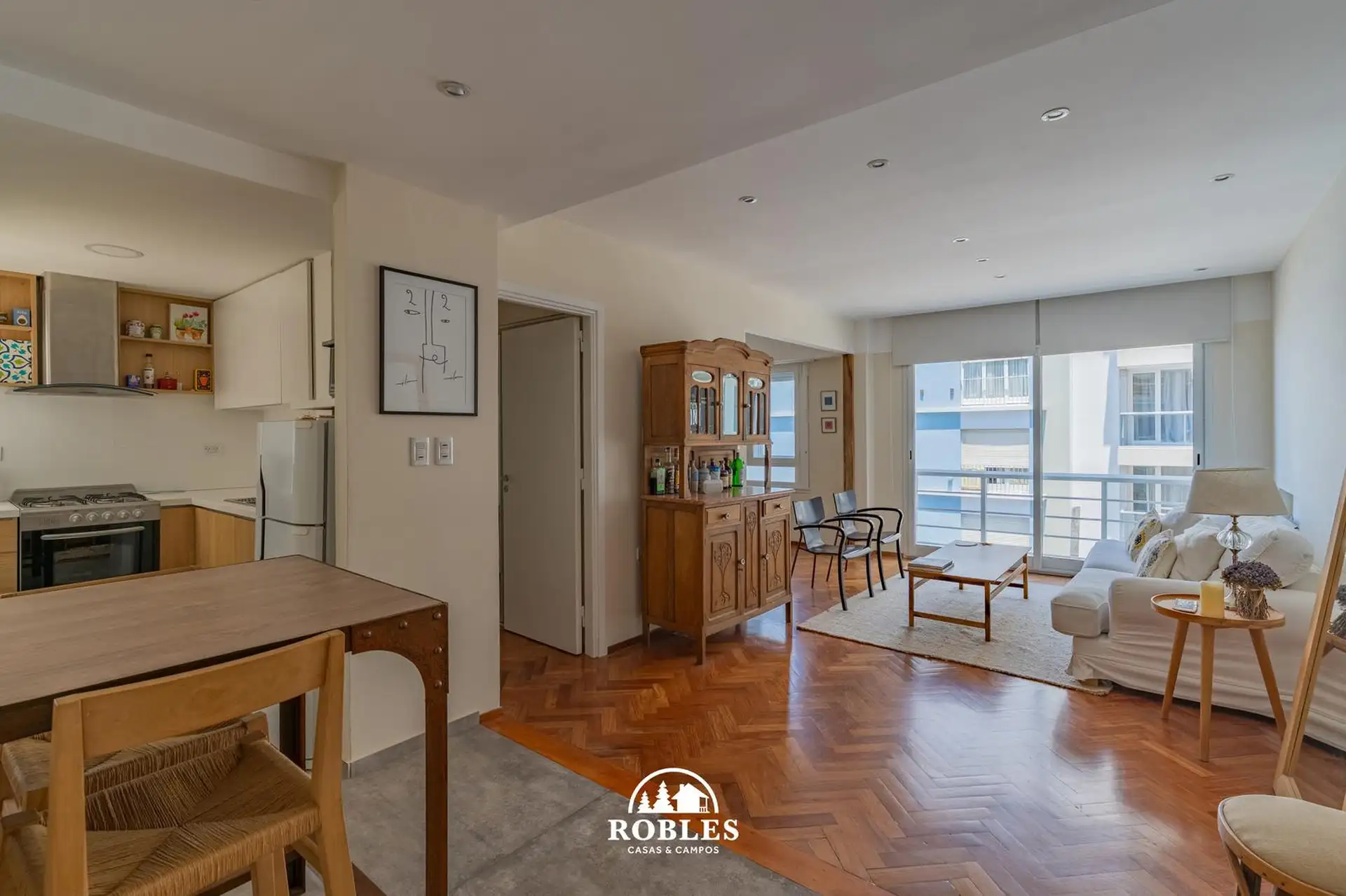 Depto 2 amb, 66m² reciclado con cochera — Playa Grande