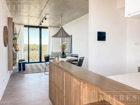 Departamento 2 ambientes con jardin y parrilla, en Terrazas de Santa Maria