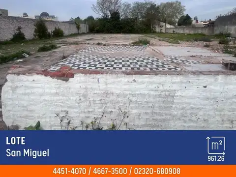 Terreno - venta - argentina, san miguel - avda. presidente peron 2500