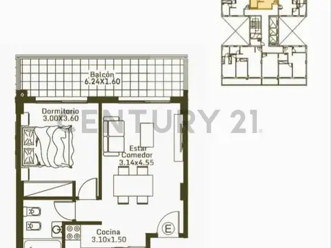 valentin gomez 4700, Piso 13ºE
