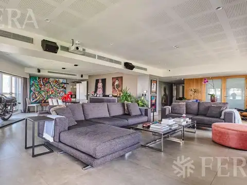 Venta departamento 6 ambientes con hermosa vista y  2 cocheras en Palermo