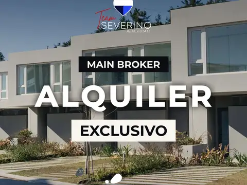 TOWNHOUSE EN ALQUILER EN LUCIÉRNAGAS 5 AMBIENTES