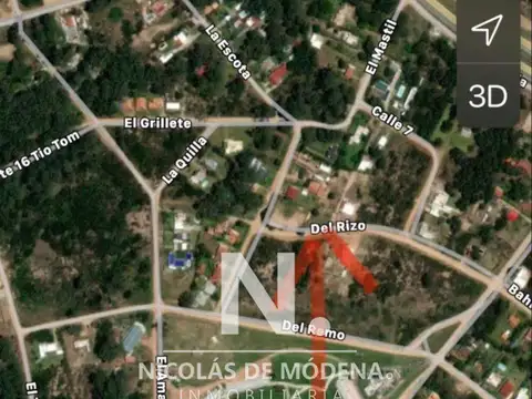 Terreno en Venta en Punta Ballena, USD 140.000