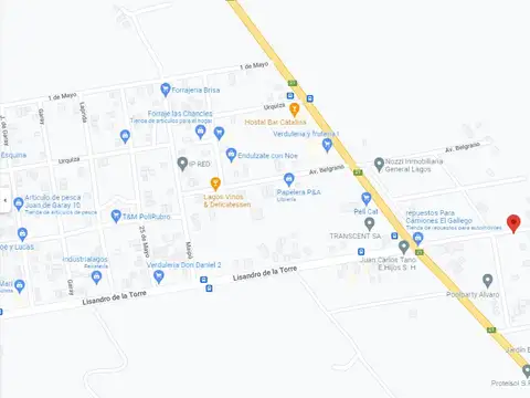 Lote en General Lagos (se aceptan vehículos)