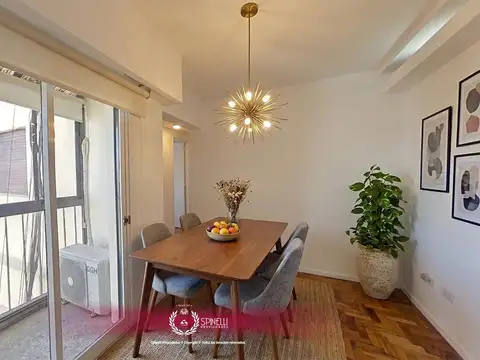 Alquiler departamento 2 ambientes 33m² balcón al lateral sobre avenida gran ubicación en Boedo