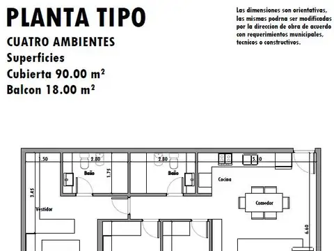 Badaracco al 300 depto 1ºA