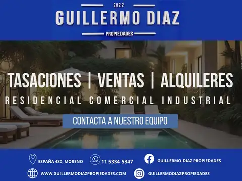 Tasaciones de Terreno en Moreno