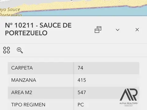 Terreno en Venta de 540,0 m2
