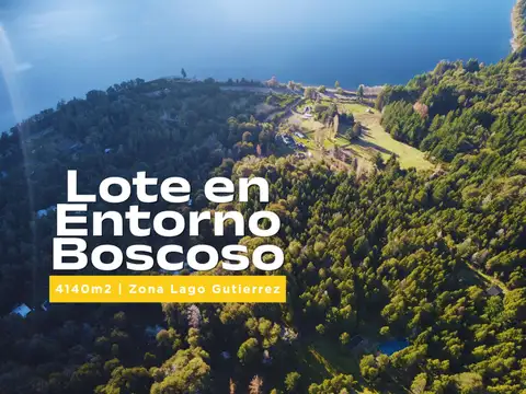 Venta lote 4140m2  boscoso barrio casa del lago