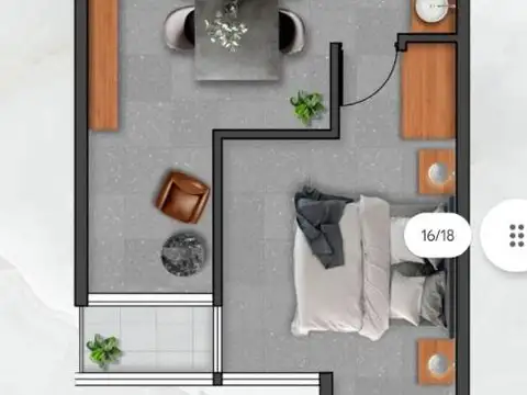Departamento en Venta de 1 dormitorio