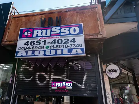 Alquiler Local sobra Peatonal - San Justo