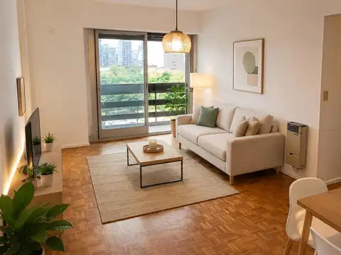 Departamento 4 ambientes, con lavadero, balcon corrido, piso alto, luminoso, bajas expensas en Boedo
