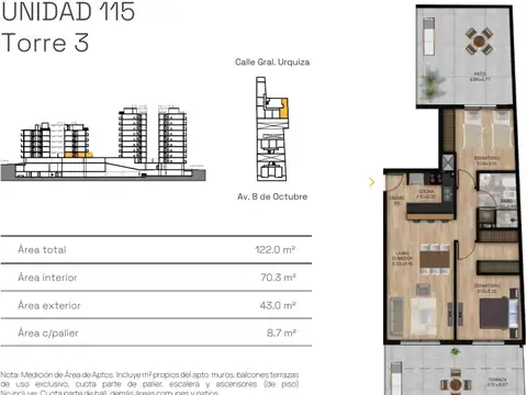 VENTA APARTAMENTO 2 DORM PATIO LA BLANQUEADA POZO