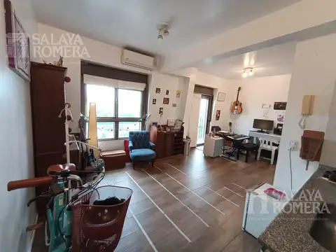 Monoambiente divisible con vista panorámica y amenities