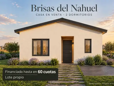 Venta Casa 3 Ambientes financiada