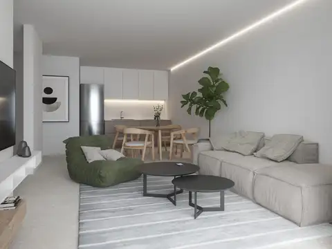 Departamento 2 ambientes con 1 baño