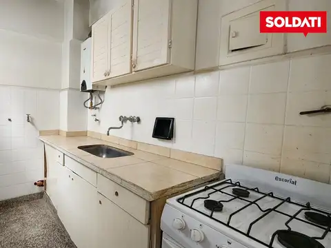 Departamento en  venta Balvanera 2 ambientes piso alto APTO CREDITO