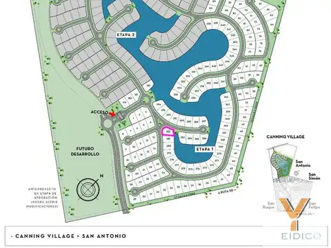 Terreno en venta - 661Mts2 - Canning Village