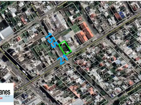 Terreno en Venta 30  mts Fondo