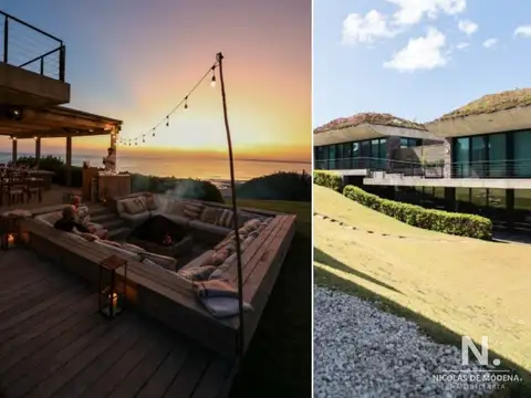 Casa de 3 suites en alquiler, complejo con servicios en Jose Ignacio. Vista al mar