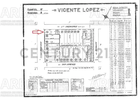 Terreno en Venta 11  mts Frente